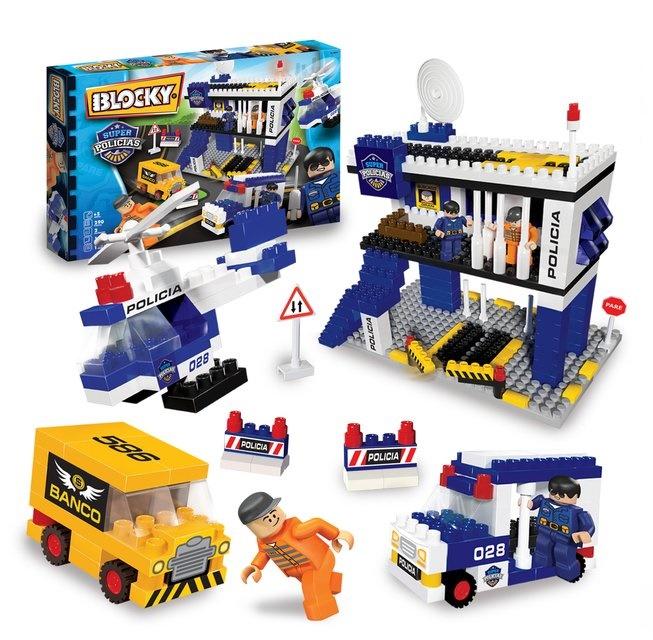 Blocky Super Policías Cuartel General 290 Piezas