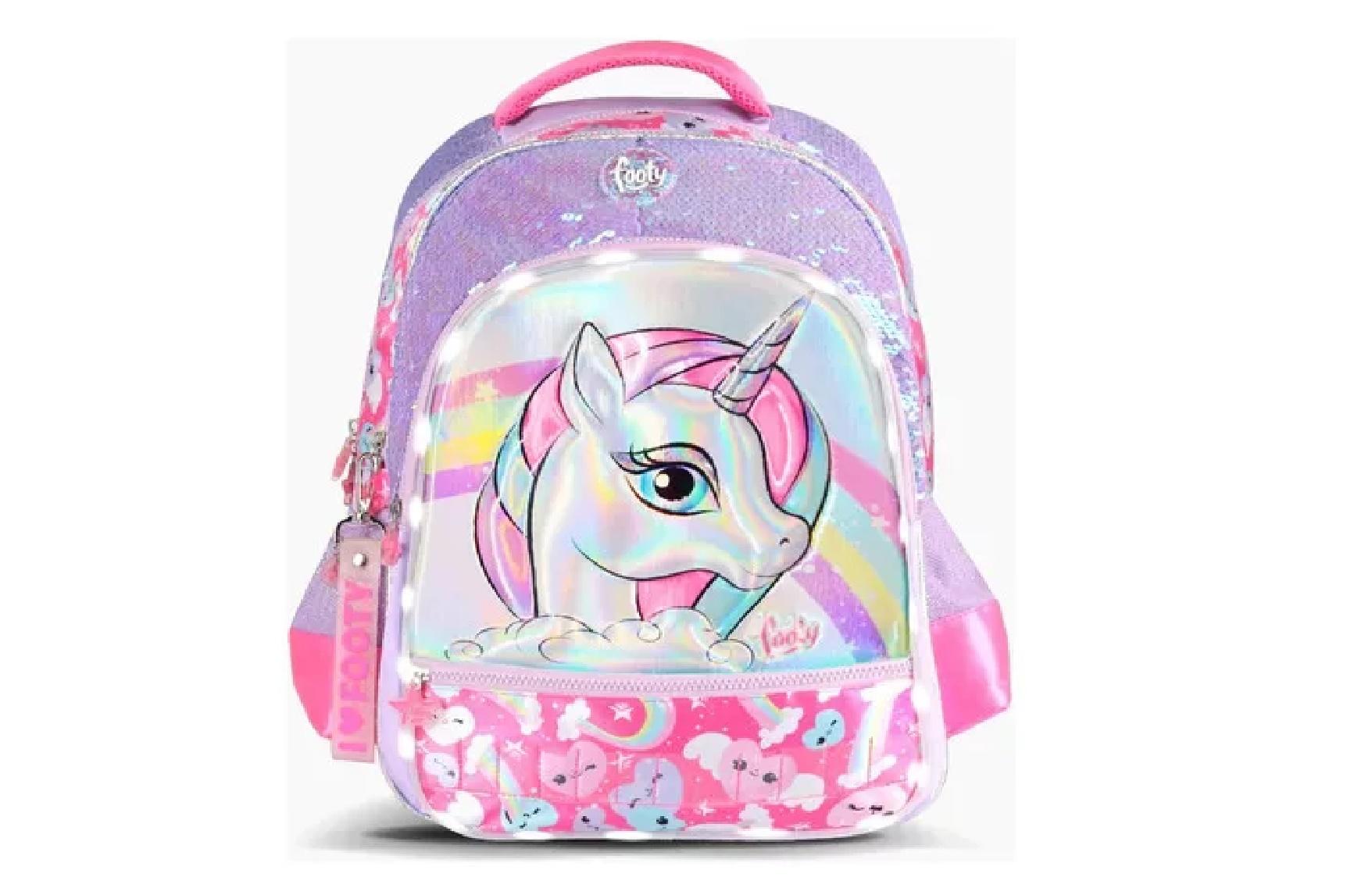 Mochila Rainbow Con Luz Espalda