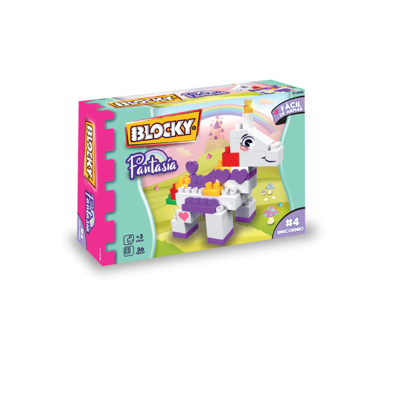 Blocky Mini Unicornio Fantasía 