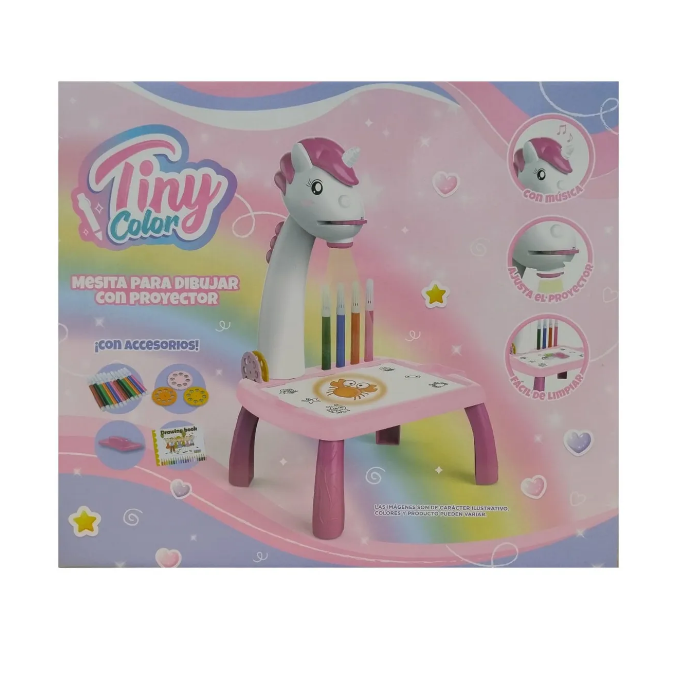 Mesa Proyector  Dibujo Unicornio