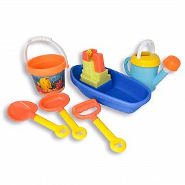 Bolso Balde Med. Regadera,Barco y Palas