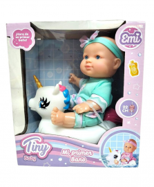 Bebe Tiny con Unicornio 22 cm 
