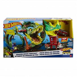 Pista de carreras hot wheels sales playa tiburón con 18 vehículos