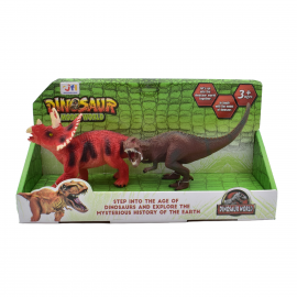 Set  2 Dinosaurios En Caja
