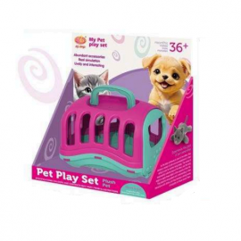 Perro  Peluche en Caja Accesorios Peluquería